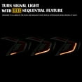 thumbnail image 5 of Spec-D Tuning Glossy Black Smoke Tail Lights w/ Red LED Bars, Sequential LED Turn Signal, and Startup Animation Compatible with 2016-2021 Honda Civic 4-Door Sedan, Left + Right Pair Assembly, 5 of 7