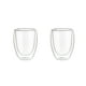 thumbnail image 1 of Juego de Vasos de Cristal, Vaso Térmico Doble Pared para Bebidas Frías, 2 Vasos de Vidrio de Borosilicato de 360 ml, 1 of 5