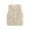 Beige, variant on Gaexia Sweater Vest Women,Shearling Sleeveless Jacket Vest for Winter Warmth and Comfortable Outerwear Experience