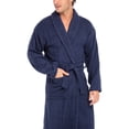 thumbnail image 4 of SKYLINEWEARS Men’s Robe Terry Cotton Bathrobe Shawl Collar Shower Bath Robes Kimono Sweat Steaming Clothes, 4 of 6