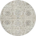 thumbnail image 2 of Addison Rugs Dream Shag Premium Machine Washable Traditional Ornate Linen Round Rug, 8' x 8', 2 of 8