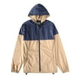 thumbnail image 6 of Beautiful Giant Polyester Men's Coat Long Sleeves Water Resistant Windbreaker Hoodie Jacket, 6 of 6