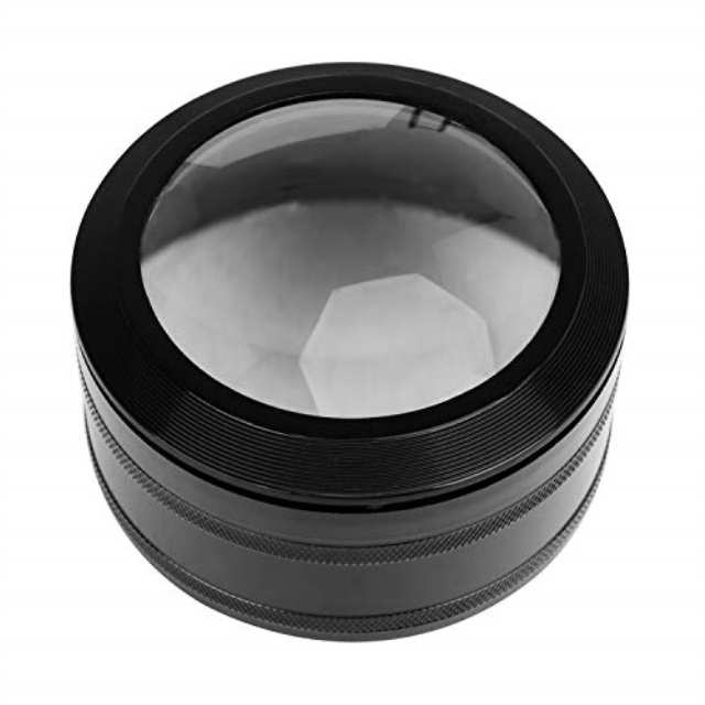 domed magnifying glass led paperweight magnifier reading aid for small