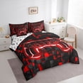 thumbnail image 3 of Castle Fairy Teens Honeycomb Gamepads Twin Bedding Sets,Video Game Bedding Comforter Set, 3 of 8