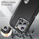 thumbnail image 3 of Funda protectora de armadura pesada a prueba de golpes para iPhone 13 14 Pro Max 11 12 Pro Max 6 6s 7 8 Plus SE 2022 X Xs XR, funda trasera con soporte de Metal, 3 of 4