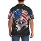 thumbnail image 3 of Fotbe Largemouth Bass Fish in USA Camisa Estampada de Manga Corta para Hombre, Casual de Verano, Estilo Playero, Sin Arrugas-3X-Large, 3 of 5