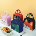 thumbnail image 1 of YAOMOBB Lunch Box Bag Thermal Lunch Box Container Portable Fridge Waterproof Lunch Box Tote Cooler Pouch Handle Zipper Closure, 1 of 7