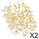 thumbnail image 1 of 2x200x Pinch Bails Colgante Cierre Conectores De Metal Para Manualidades DIY Fabricación De Joyas Dorado, 1 of 10