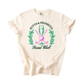 thumbnail image 4 of Putts and Pros Social Club Golf Shirt for Women Girly Golfing & Wine Lover T-Shirt for Golfer Ivory Shirt Adult X-Large, 4 of 4