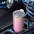thumbnail image 6 of 40oz Tumbler with Handle and Straw, Vacuum Insulated Stainless Steel Travel Mug, Fits Car Cup Holder, Gradient Print, 6 of 6