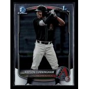 2025 Bowman Chrome Topps BDC-84 Kayson Cunningham Baseball Card Arizona Diamondbacks MLB Baseball Trading Card