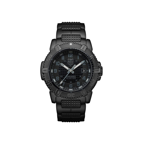 Luminox Men's Modern Mariner 6250 Series Black Ip Stainless Steel