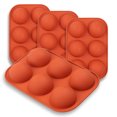 thumbnail image 1 of 4 Packs Semi Sphere Silicone Mold for Making Hot Chocolate Bomb Cake, 1 of 4