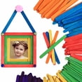 thumbnail image 3 of Barras De Paletas 50 piezas de palitos de paleta de madera para niños paleta de helado DIY haciendo divertido (colorido), 3 of 9