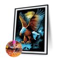 thumbnail image 2 of Cuadros Decorativos Kit de mosaico de punto de cruz de águila de pintura de diamante de taladro completo 5D DIY (w1645) Wdftyju  embutido en tela, 2 of 8