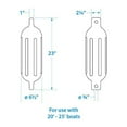 thumbnail image 3 of Seachoice Twin Eye Ribbed Fender, 3 of 5