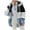 Blue womens jacket, variant on Womens Winter Plush Coat Usmixi Womens Sherpa Jacket Fashion Color Block Warm Cozy Fluffy Fleece Coats Long Sleeve Open Front Zip Hooded Sweatshirt Outwear 2023 Coats
