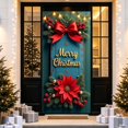 thumbnail image 5 of Ouuluon Festive Christmas Door Cover, 35X71 inch Curtain for Door Wall Holiday Party Decoration, 5 of 7