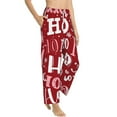 thumbnail image 2 of Bingfone Pajamas For Women,Ho Pattern Funny Christmas Pajama Pants With Pockets-Small, 2 of 9