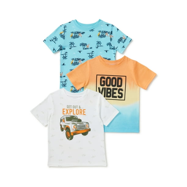 Garanimals - Garanimals Baby Boy & Toddler Boy Graphic T-Shirts ...