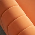 thumbnail image 5 of Chesterfield Velvet Sofa Upholstered Couch with Removable Cushions and Gold Metal Legs, for Living Room Office Apartment, 5 of 10