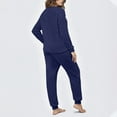 thumbnail image 6 of Fuzzy Pajama Sets for Women Plush Soft Long Sleeve Tops & Long Pants 2 Piece Pjs Fleece Warm Winter Lounge Sleepwear, 6 of 6