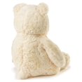 thumbnail image 2 of Joon Big Teddy Bear - Fluffy Faux Fur, Ribbon & Bow Signature Footprints- Huggable & Lovable Joy - Ideal Gift for Baby Showers, Loved Ones – Perfect Big Cuddly Plush Toy Companion, 28 Inches, Cream, 2 of 7