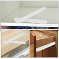 thumbnail image 5 of KAKOWELY plastic drawer slides 4Pcs White Plastic Guide Rails Drawer Slides Full Extension Ball Bearing Side Mount Drawer Slides Heavy Duty Drawer Rails for Kitchen Cabinets, 5 of 5