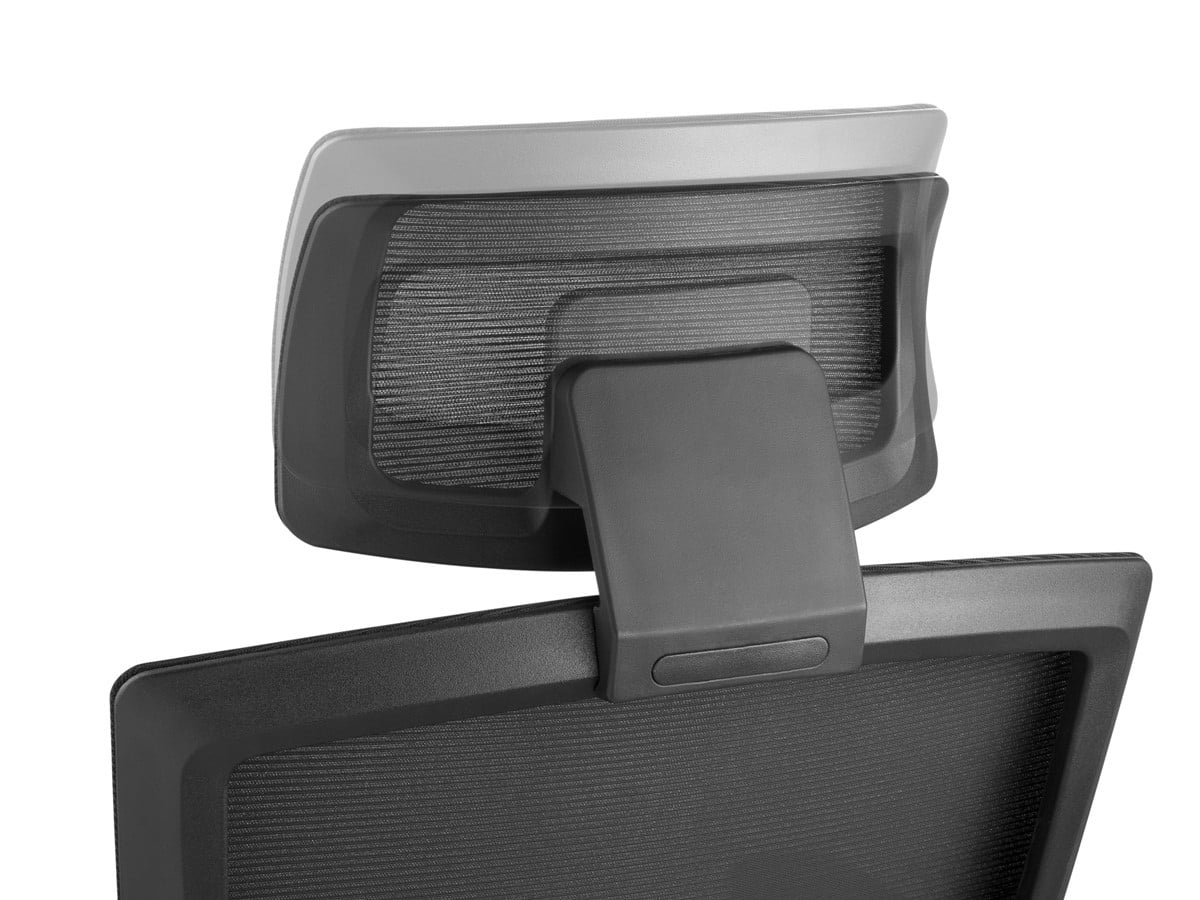 Monoprice WFH Ergonomic Office Chair withFoam Seat, Adjustable Headrest, Lumbar Support, Armrests, Backrest - Workstream Collection