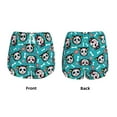 thumbnail image 3 of Balery Skull Cat Pantalones cortos deportivos para mujer con forro y dos bolsillos, elásticos, para entrenamiento, gimnasio, yoga-Medium, 3 of 7