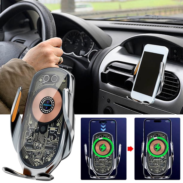 Cargador Inalámbrico Xihbxyly para Coche Cargador de Coche con Sujeción Automática