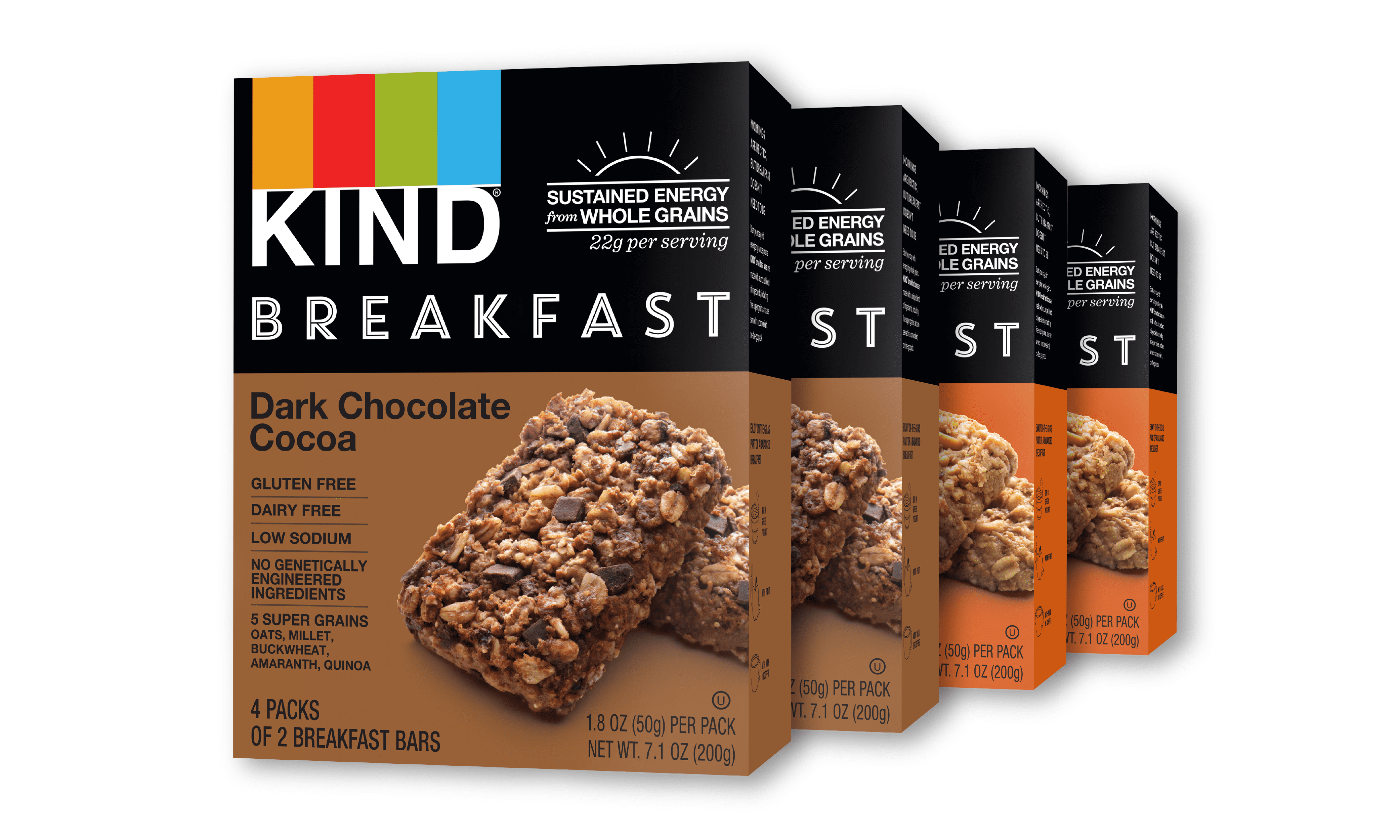 KIND Bars, Dark Chocolate Cocoa Protein & Peanut Butter Protein