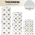 thumbnail image 4 of White Highland Cow Flower Pattern Kitchen Rugs Sets Of 3,Kitchen Runner Rugs Non Skid Washable,Decorative Kitchen Floor Mats for Kitchen,Sink,Laundry,17"x30"+ 17"x47" + 17"x59", 4 of 6