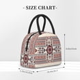 thumbnail image 2 of Balery Fashion Tatreez1 Bolsa de Almuerzo para Mujeres, Caja de Almuerzo, Bolsa de Almuerzo Pequeña Impermeable, Tote de Almuerzo Reutilizable con Gran Capacidad, 2 of 6