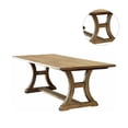 thumbnail image 4 of Simple Relax Sr03Cm3829T-77-Table Dining Table, Rustic Oak, 4 of 5