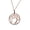 Curved Tree,#04 Pink, variant on US Seven-Chakra Tree of Life Healing Energy Pendant Crystal Meditation Necklace