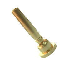 KALLORY Durable Trumpet Mouthpieces Golden Brass for Smooth Tone