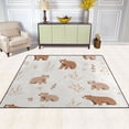 thumbnail image 2 of Yayeee Area Rugs for Living Room 6.7'x4.8' Non Slip Washable Bedroom Floor Carpet, Gray Bears, 2 of 6