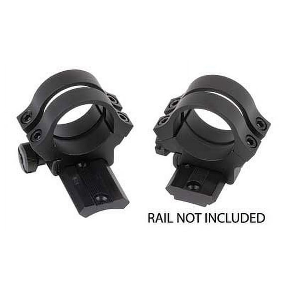 Weaver - Optics 49047 Quad Lock Rings 1" High, Matte Black