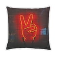 thumbnail image 2 of Ahgly Company Neon Neon Outdoor Throw Pillow, 18 inch by 18 inch, 2 of 6