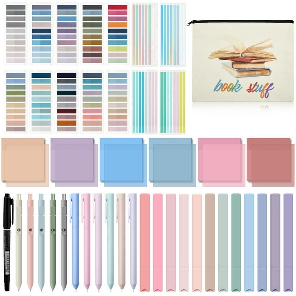 Kit de anotación de libros Trandraft con pestañas adhesivas y notas adhesivas