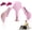 Pink, variant on Adjustable Inner Thigh Trainer with 2 Resistance Bands, Portable Home Leg & Hip Muscle Workout Equipment for Daily Body Shaping
