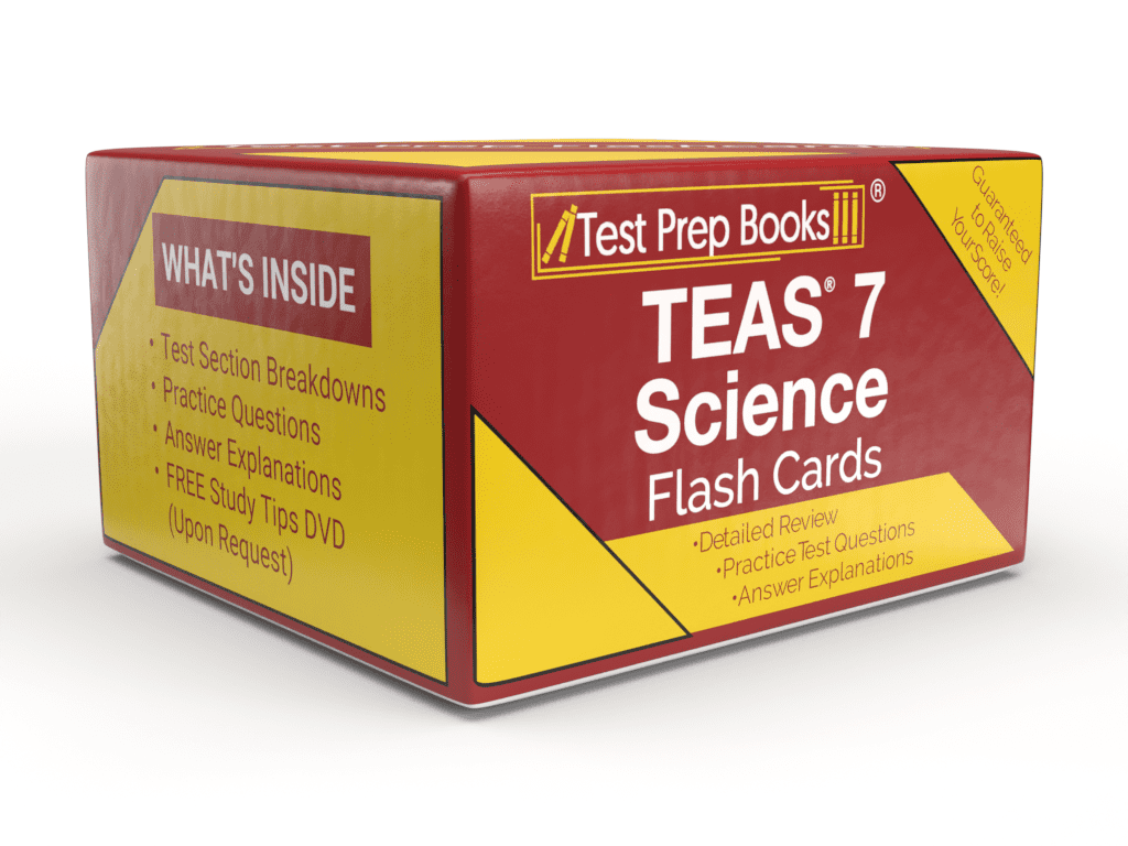 ATI TEAS 7 Science Study Cards: TEAS Science Test Prep for the Nursing Entrance Exam [Full Color Cards]