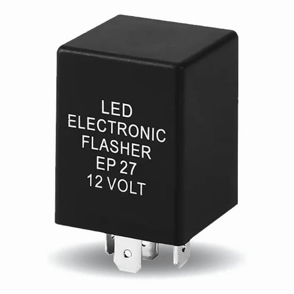 EP27 LED Flasher Relay, 5 Pin Flasher Relay for LED Turn Signal,Electronic Flasher Indicator for Fix Hazard Warn Blinker