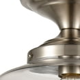 thumbnail image 6 of Modern Semi-Flush Mount Ceiling Lights Clear Closed Schoolhouse Glass Light, 6 of 7