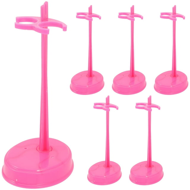 15pcs Doll Stand Doll Display Holder Plastic Doll Display Support Doll Holder Stand