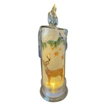 VOTRUDI Christmas Ornaments 2024,Battery-Operated Santa Claus LED Candle: Flameless Christmas Themed Decoration & Gift,A