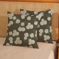 thumbnail image 4 of Wrongduck Pillow Covers 18x18 Inch 2 Pcs Blue Green Hydrangea Flower Decor Throw Pillows Vintage Floral Seasonal Summer Outdoor Decoration Pillowcase Linen Cushion Cover for Couch Sofa, 4 of 14