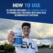 Evlution Nutrition VitaMode High Performance Men's Multivitamin for Immune Defense, Energy & Brain Support 120ct Tablets