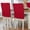 Multicolor, variant on Pure Red Chair Back Covers, Removable Chair Covers for Dining Chairs Set of 4, Washable Chairs Slipcovers Back Seat Protector for Wedding Party 19"x20"